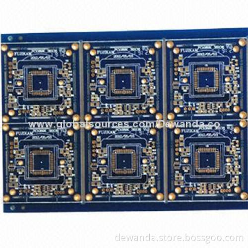 Multilayer PCB with blue solder mask